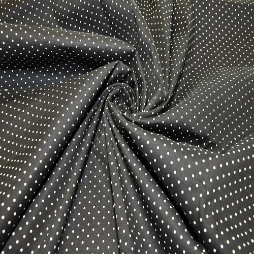 Поплин горох (черный)