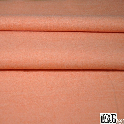 Пальтовая "Кашемир меланж"(персиковый)