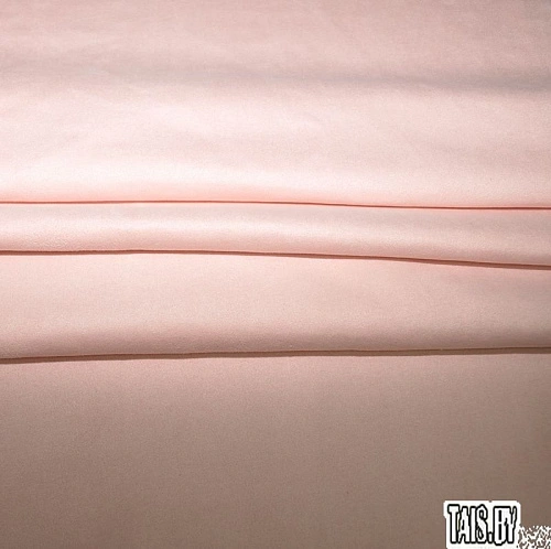 Замша на трикотаже (пудра)