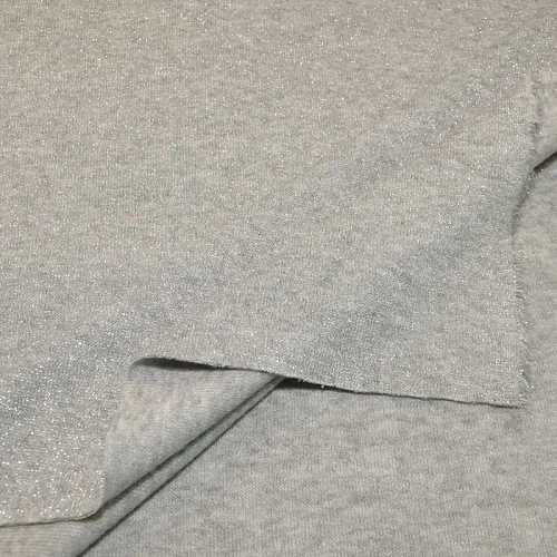 Трикотаж Ангора плотная с люрексом  (светло-серый)