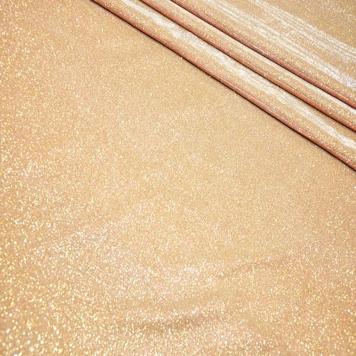 Трикотаж "Лунный свет" (золото+красный)