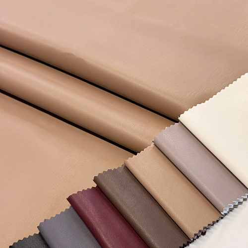 Экокожа на замшевой основе (бежевый)