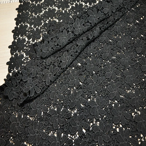 Кружево макраме (черный)