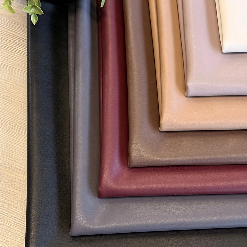 Экокожа на замшевой основе (графит)