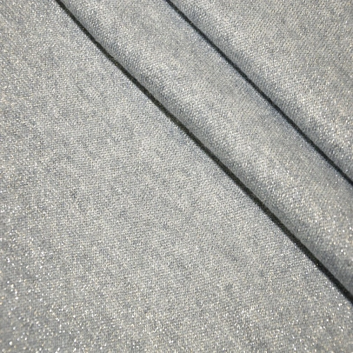 Трикотаж Ангора плотная с люрексом (джинсовый)