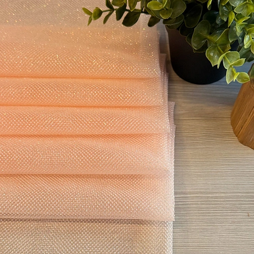 Фатин Глиттер (персик)