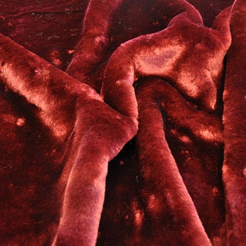 Гладкокрашенный " под мутон"(бордовый)