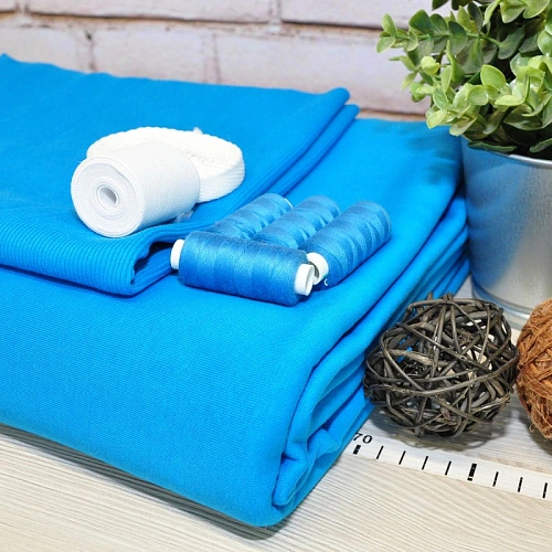 Футер 3-х нитка петля №22 (лазурный)