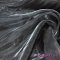 Органза (черный с синим оттенком)