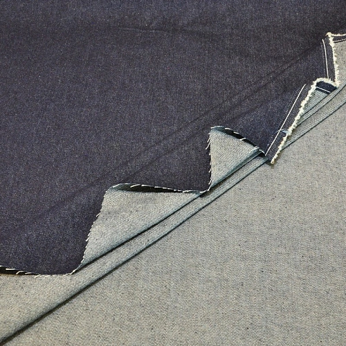 Джинс вареный 100 % хлопок (Dark blue)