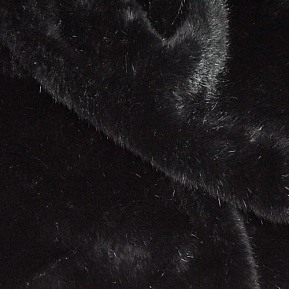 Гладкокрашенный "под норку" (черный)