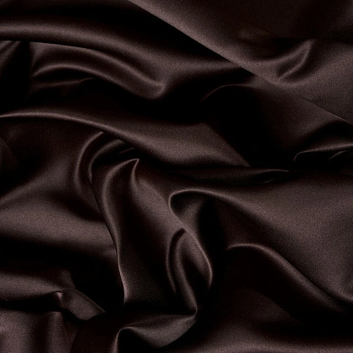 Атлас свадебный (шоколад)