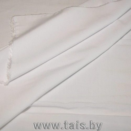 Штапель стрейчевый (белый)