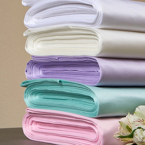 Атлас свадебный (молоко)