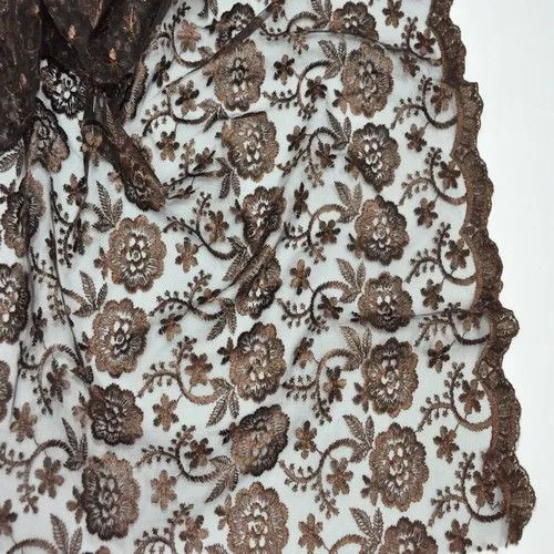 Гипюр Индонезия (коричневый)