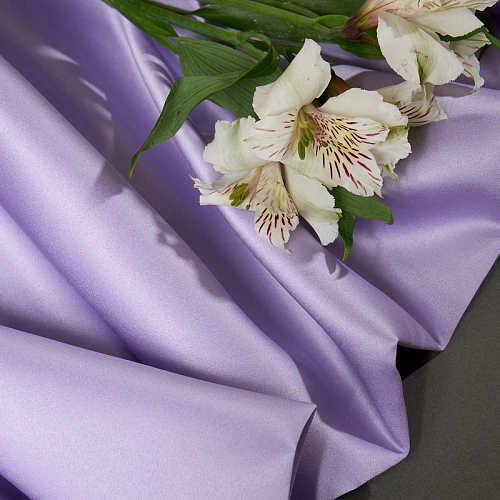 Атлас свадебный (лиловый)