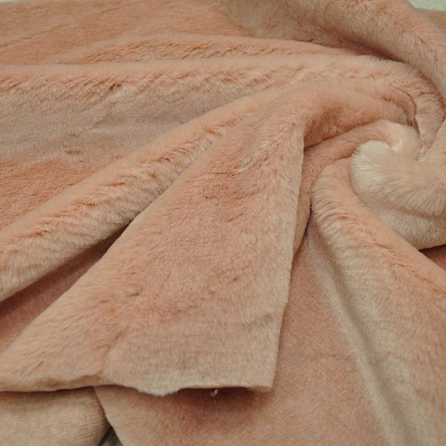 Гладкокрашенный"под цигейку"(пудра)