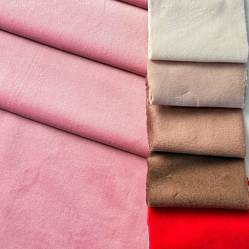 Велюр "Бамбук" (Розовый)