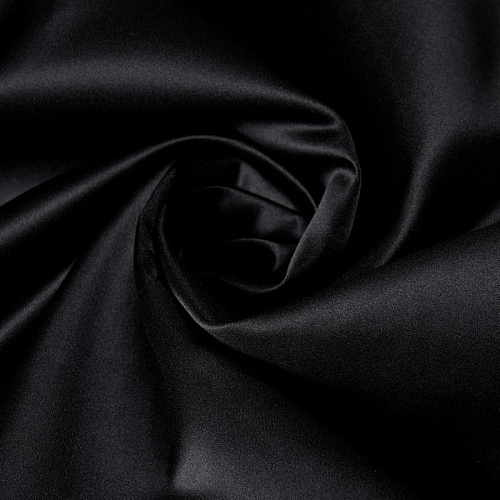 Атлас свадебный, черный