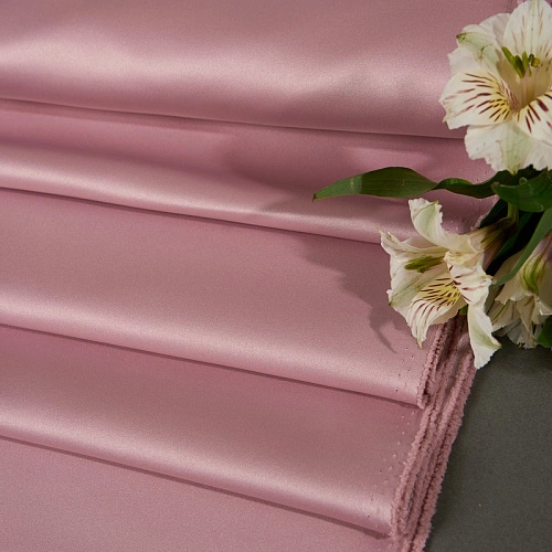 Атлас свадебный (античная роза)