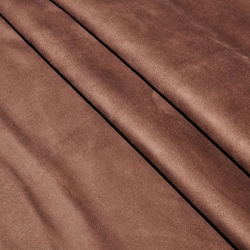 Замша на трикотаже (коричневый)