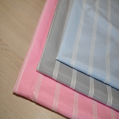 Рубашечный хлопок с кружевом (голубой)