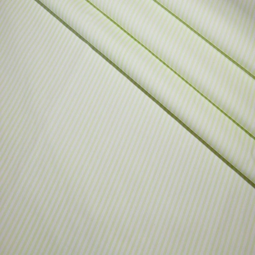 Рубашечная ткань "Соната" полоска (салатовый)