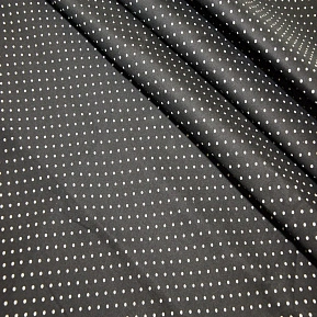 Поплин горох (черный)