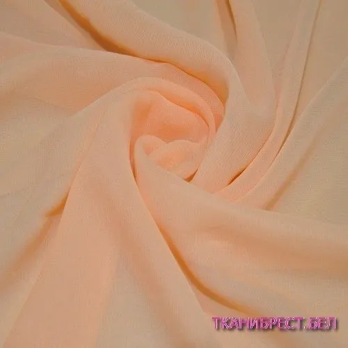 Шифон нежно-персиковый