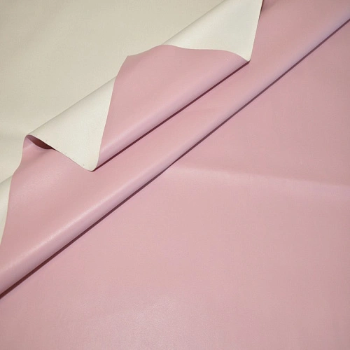 Кожзам на трикотажной основе (розовый)