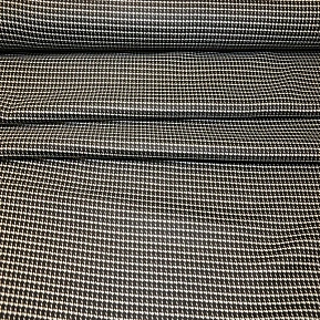 Костюмная ткань Полушерсть гусиная лапка (черный)