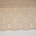 Гипюр стрейчевый с ажурным краем (бежевый)