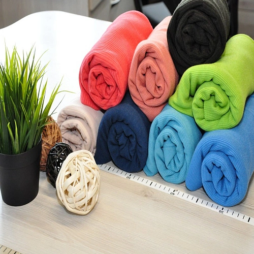 Трикотаж "Рубчик" (салатовый)