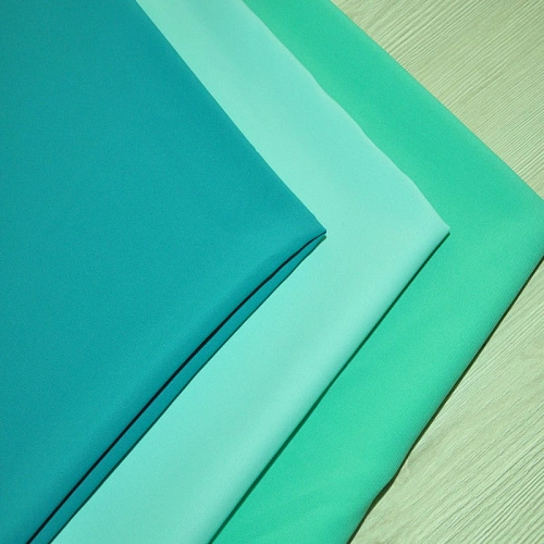 Шифон стрейчевый (голубая бирюза)