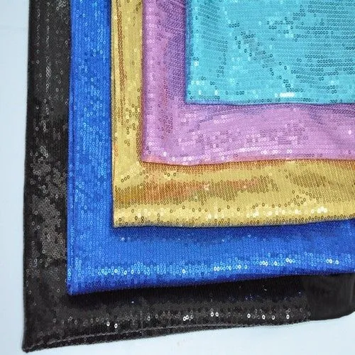 Пайетки на трикотаже (сиреневый)