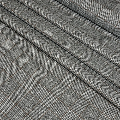 Костюмная ткань (зелено-серый)
