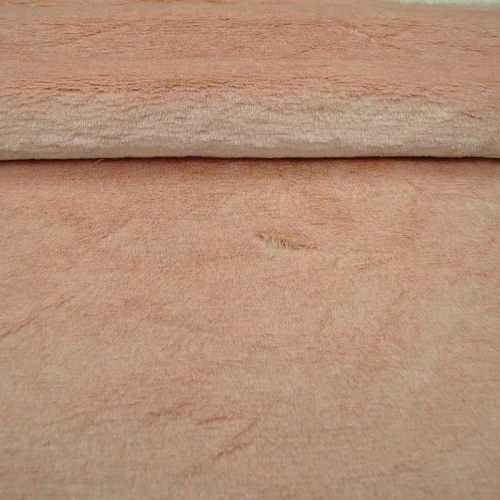 Гладкокрашенный"под цигейку"(пудра)