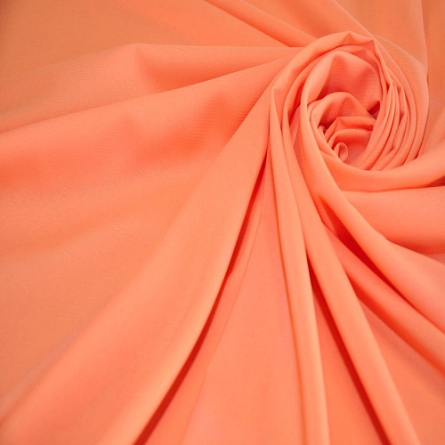 Шифон стрейчевый (персиковый)