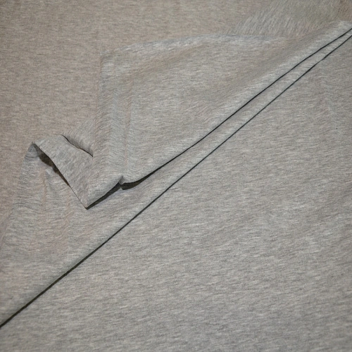 Кулирная гладь плотная  (серый-меланж)