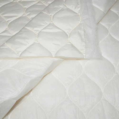 Плащевка стеганая "ЛУК" (сливочный)