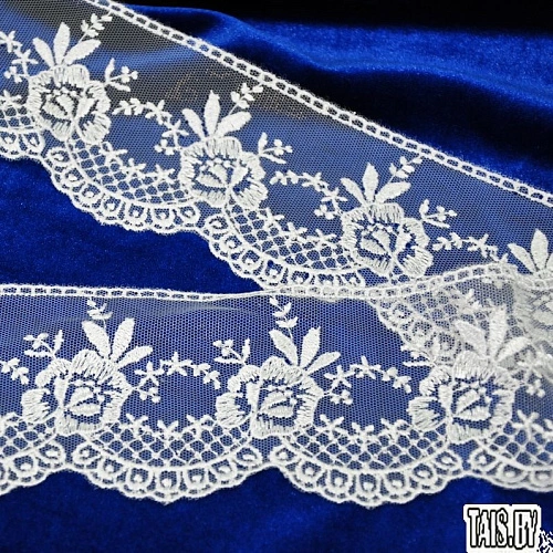Кружево ленточное (белоснежный)