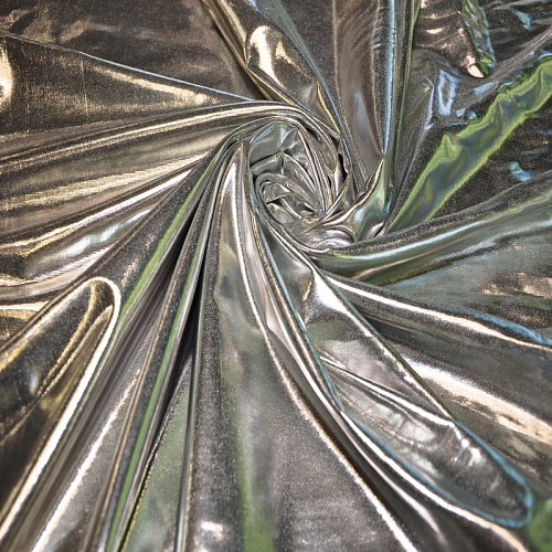 Парча стрейч (серебро)