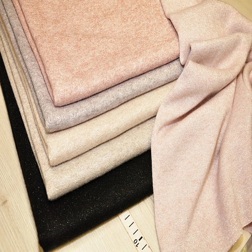 Трикотаж Ангора плотная с люрексом (беж)