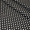 Поплин горох 5мм (черный)