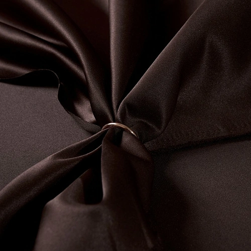 Атлас свадебный (шоколад)