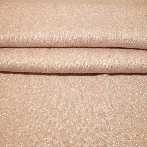 Трикотаж Ангора плотная с люрексом (пудра)