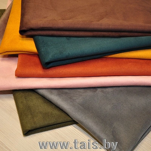 Замша на трикотаже (серый)