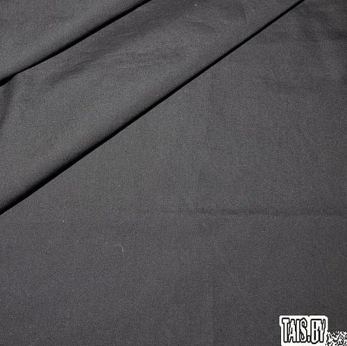 Ткань сорочечная Люкс (черный)