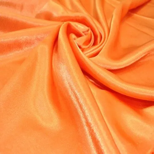 Креп-сатин (светло-оранжевый)