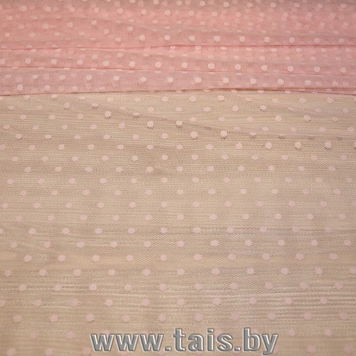 Сетка горох мелкий (розовый)